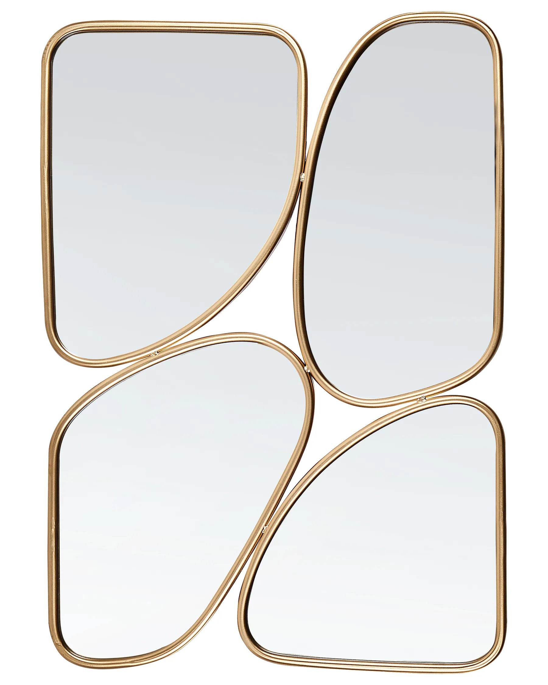 Gildora™ – Wandspiegel Metaal (70x100 cm, Goud)