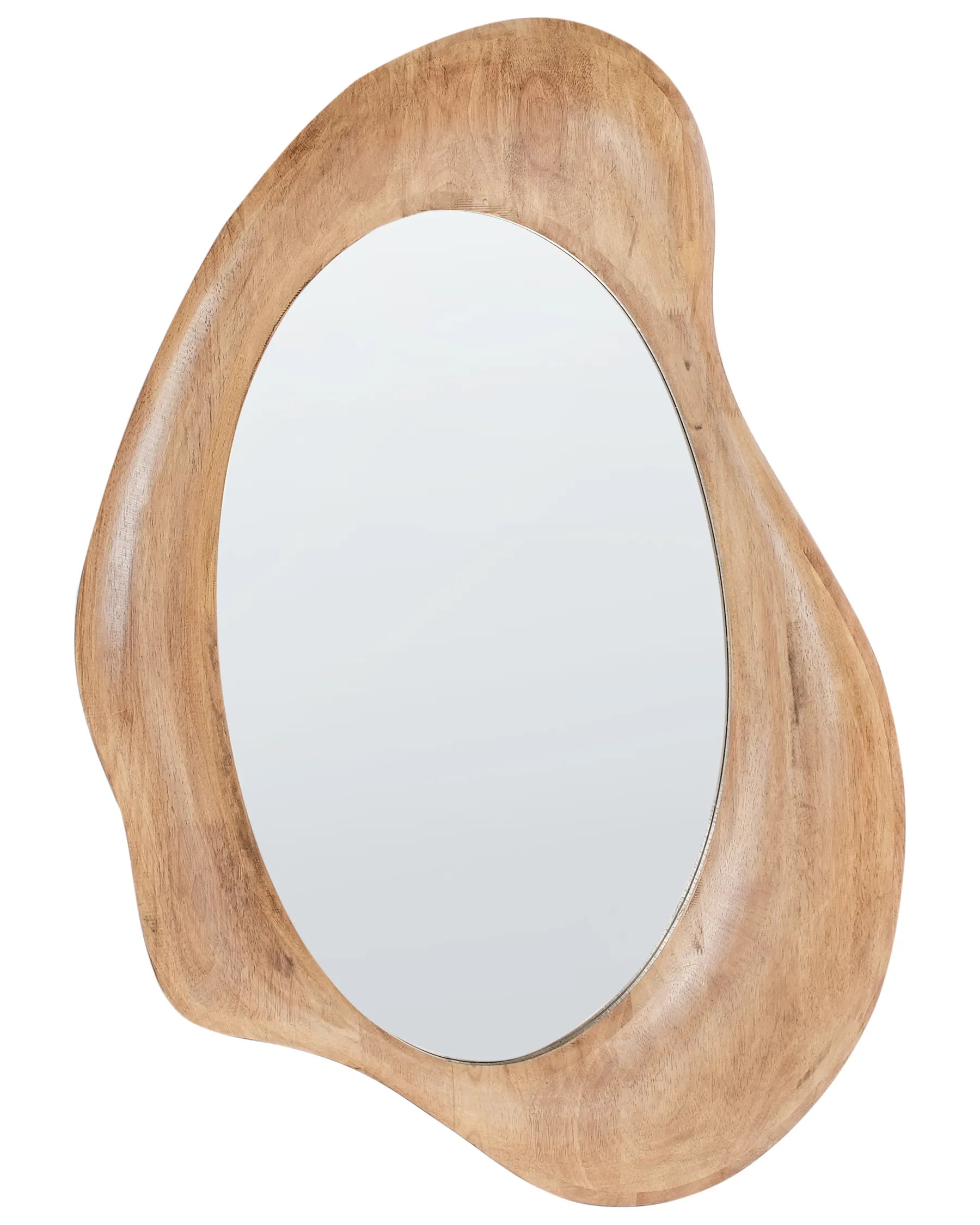 Rustora™ – Wandspiegel Hout (68x100 cm, Bruin)
